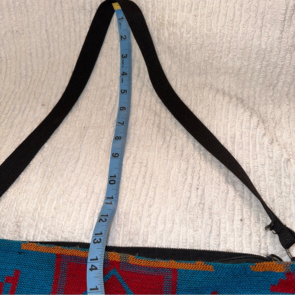 Southwestern Woven El Paso Saddle Bag W/ Tassels Never Worn View 6